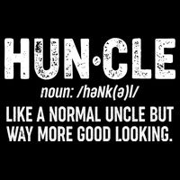 Funny HUNCLE Definition Drawstring Bag