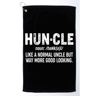 Funny HUNCLE Definition Golf Towel