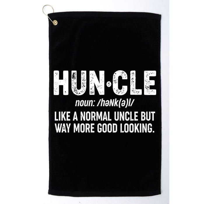 Funny HUNCLE Definition Golf Towel