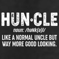 Funny HUNCLE Definition Golf Towel