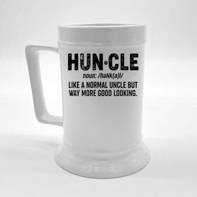 Funny HUNCLE Definition Beer Stein