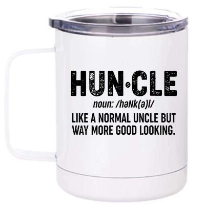 Funny HUNCLE Definition 12 oz Stainless Steel Tumbler Cup