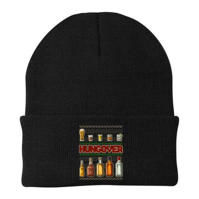 Funny Hungover Drunk Ugly Christmas Sweater Beanie