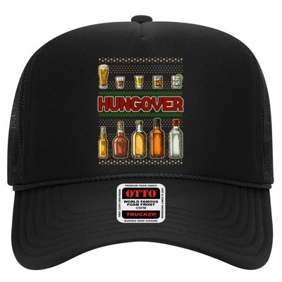 Funny Hungover Drunk Ugly Christmas Sweater Trucker Hat