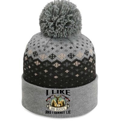 Funny Hunting Bucks The Baniff Cuffed Pom Beanie