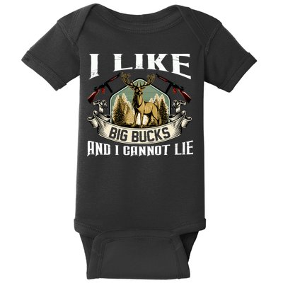 Funny Hunting Bucks Baby Bodysuit