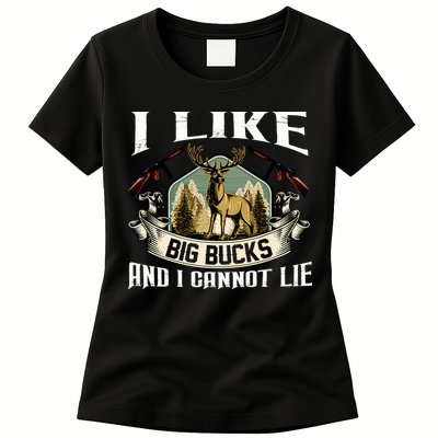 Funny Hunting Bucks Womens T-Shirt