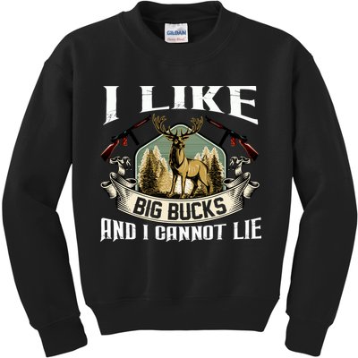 Funny Hunting Bucks Kids Sweatshirt