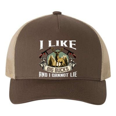 Funny Hunting Bucks Yupoong Adult 5-Panel Trucker Hat