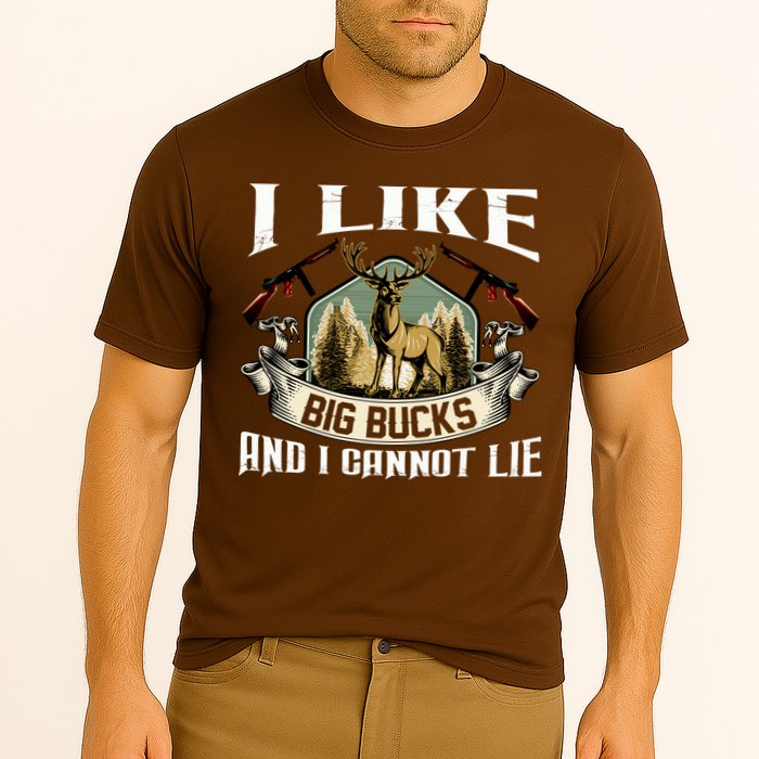 Funny Hunting Bucks Cooling Performance Crew T-Shirt