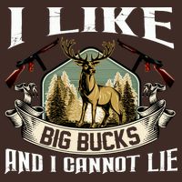 Funny Hunting Bucks Cooling Performance Crew T-Shirt