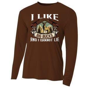 Funny Hunting Bucks Cooling Performance Long Sleeve Crew