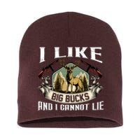 Funny Hunting Bucks Short Acrylic Beanie