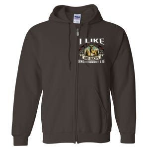 Funny Hunting Bucks Full Zip Hoodie