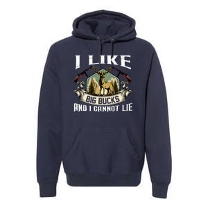 Funny Hunting Bucks Premium Hoodie