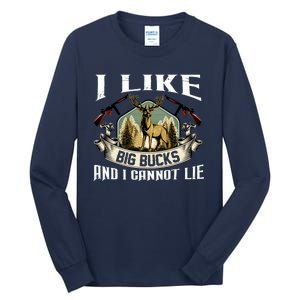 Funny Hunting Bucks Tall Long Sleeve T-Shirt