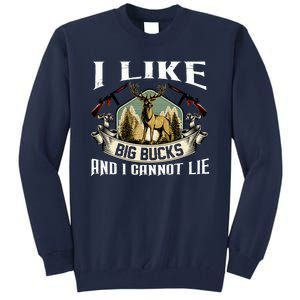 Funny Hunting Bucks Tall Sweatshirt