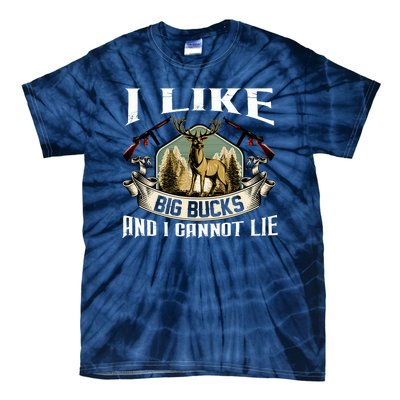 Funny Hunting Bucks Tie-Dye T-Shirt