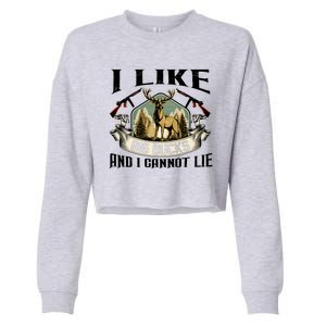 Funny Hunting Bucks Cropped Pullover Crew