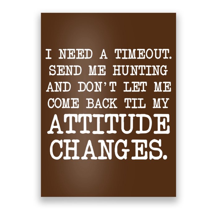Funny Hunting Meme Poster