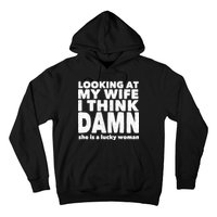 Funny Husband Lucky Wife Hoodie