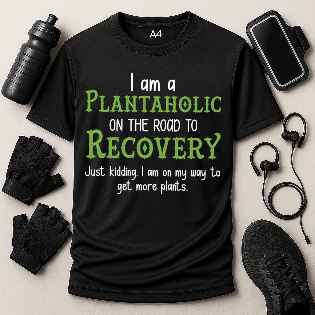 Funny I Am A Plantaholic On the Road To Recovery Performance Shirt