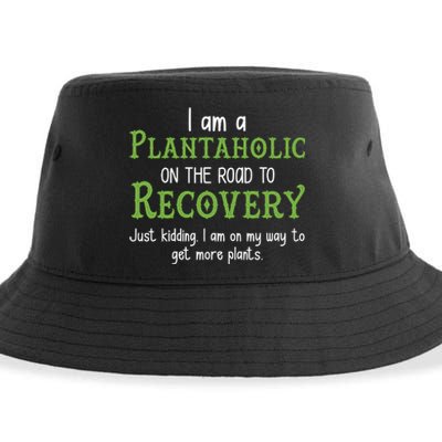 Funny I Am A Plantaholic On the Road To Recovery Sustainable Bucket Hat