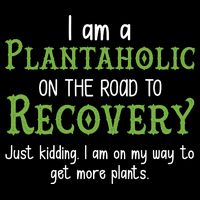 Funny I Am A Plantaholic On the Road To Recovery Drawstring Bag