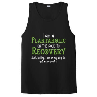Funny I Am A Plantaholic On the Road To Recovery PosiCharge Competitor Tank