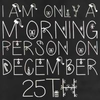 Funny I Am Only a Morning Person on Christmas Adult Drive Performance Visor