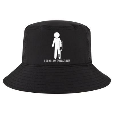 Funny I Do All Of My Own Stunts Cool Comfort Performance Bucket Hat