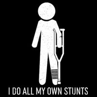 Funny I Do All Of My Own Stunts Impact Tech Backpack