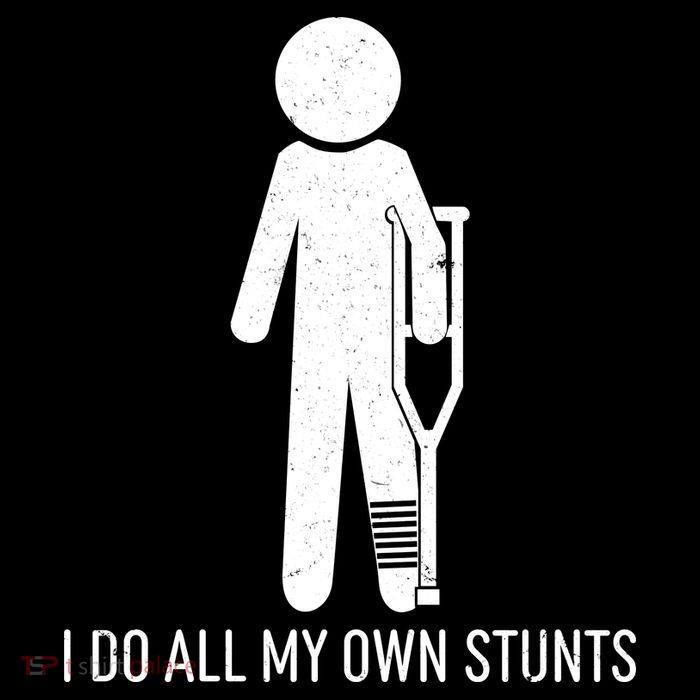 Funny I Do All Of My Own Stunts Bucket Hat
