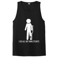 Funny I Do All Of My Own Stunts PosiCharge Competitor Tank