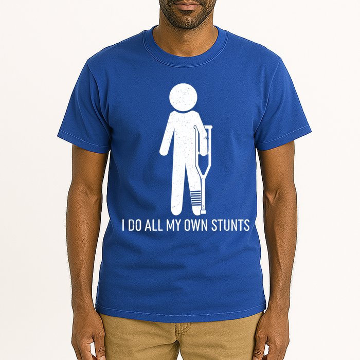 Funny I Do All Of My Own Stunts Tall T-Shirt