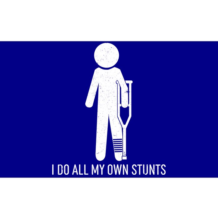 Funny I Do All Of My Own Stunts Bumper Sticker