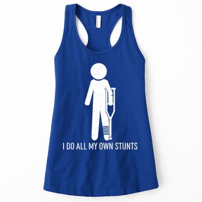Funny I Do All Of My Own Stunts Womens Tank Top