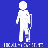 Funny I Do All Of My Own Stunts Toddler Hoodie
