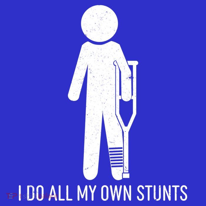 Funny I Do All Of My Own Stunts Toddler Hoodie