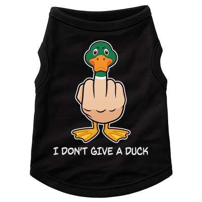 Funny I Don't Give A Duck Doggie Tank