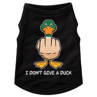 Funny I Don't Give A Duck Doggie Tank