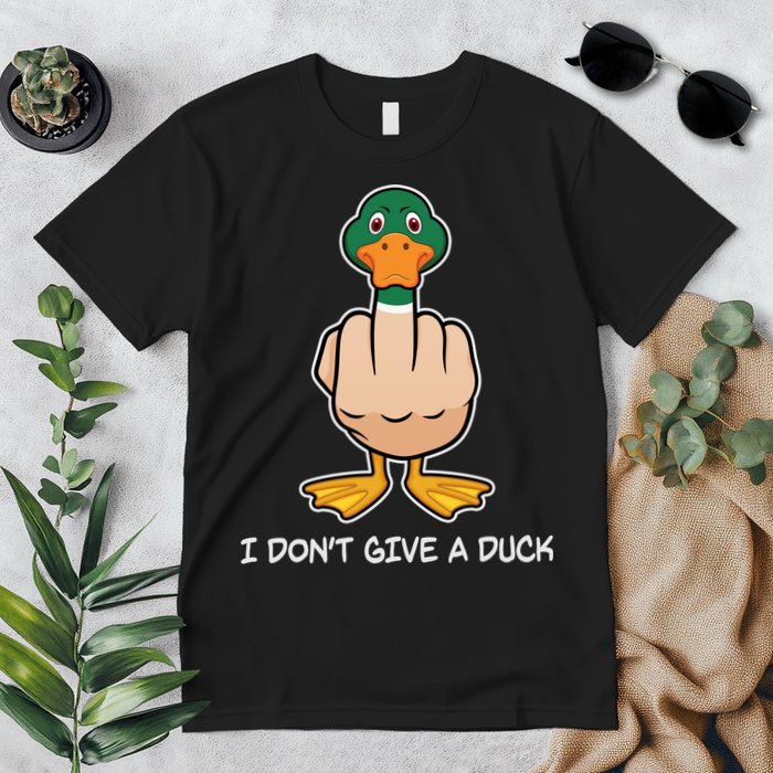 Funny I Don't Give A Duck Premium T-Shirt