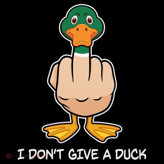 Funny I Don't Give A Duck Toddler Sweatshirt