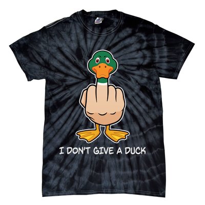 Funny I Don't Give A Duck Tie-Dye T-Shirt
