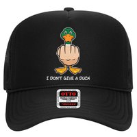 Funny I Don't Give A Duck Trucker Hat