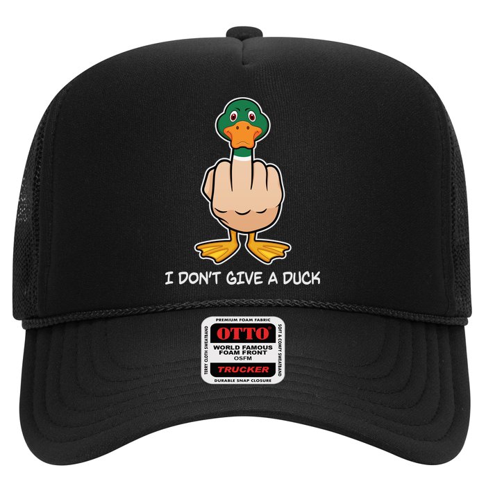 Funny I Don't Give A Duck Trucker Hat