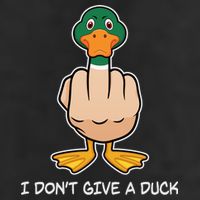 Funny I Don't Give A Duck Trucker Hat