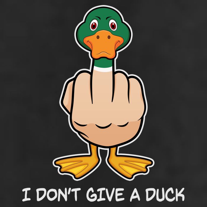 Funny I Don't Give A Duck Trucker Hat
