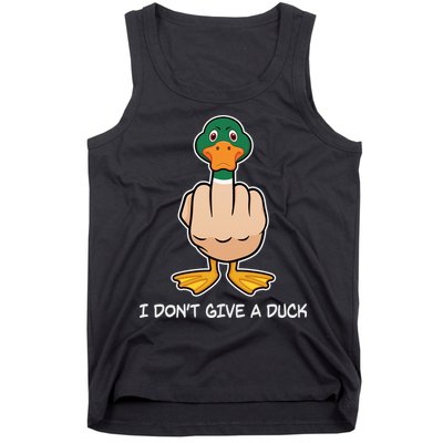 Funny I Don't Give A Duck Tank Top