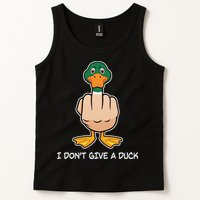 Funny I Don't Give A Duck Tank Top